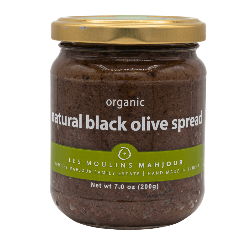 Les Moulins Mahjoub Organic Natural Black Olive Spread - 200g Pantry Les Moulins Mahjoub