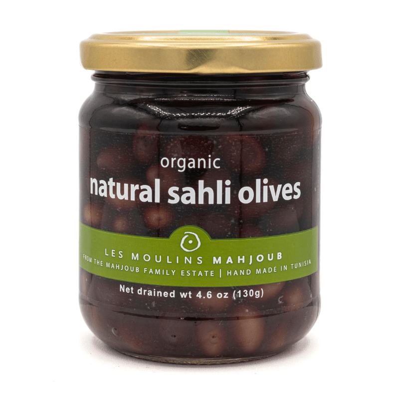 Les Moulins Mahjoub Organic Natural Sahli Olives, 4.5 oz Olives & Capers Les Moulins Mahjoub