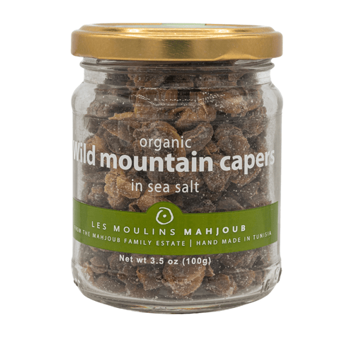 Les Moulins Mahjoub Organic Wild Mountain Capers in Sea Salt, 3.5 oz Olives & Capers Les Moulins Mahjoub