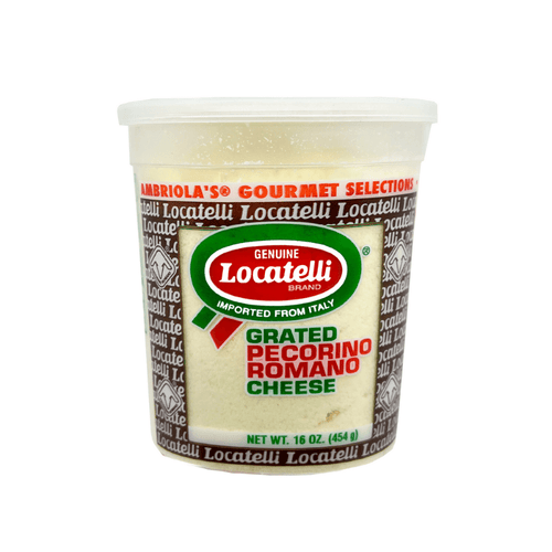 Locatelli Grated Pecorino Romano Cheese, 16 oz (454g) Cheese Locatelli