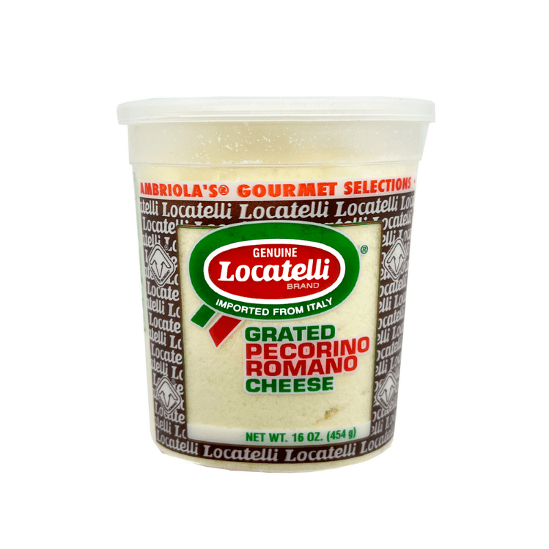 Locatelli Grated Pecorino Romano Cheese, 16 oz (454g) Cheese Locatelli