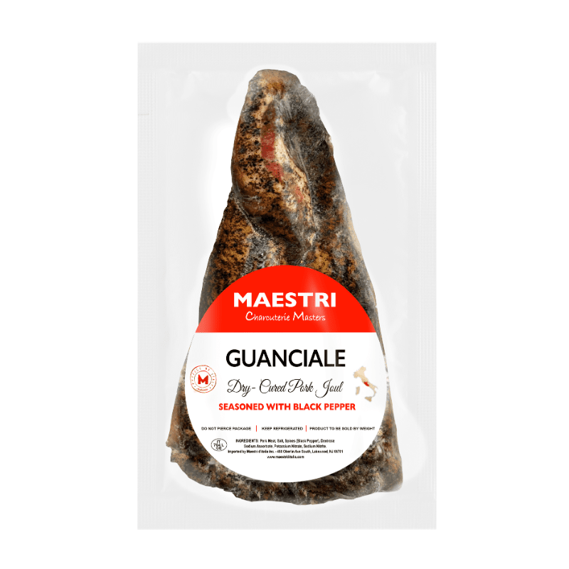 Maestri Dry-Cured Italian Guanciale, 3 lbs