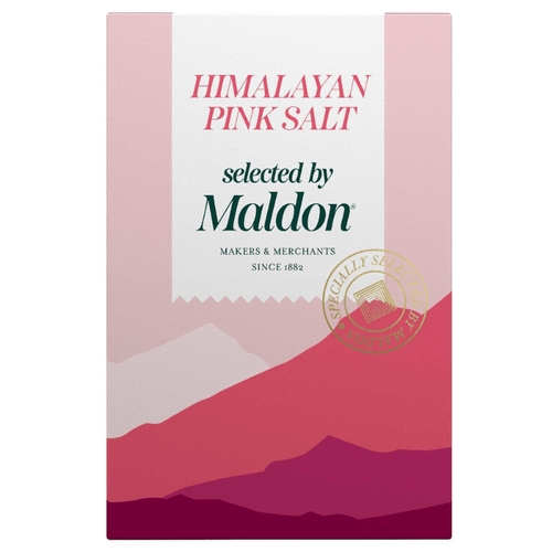 Maldon Himalayan Pink Salt Box, 8.8 oz Pantry Maldon