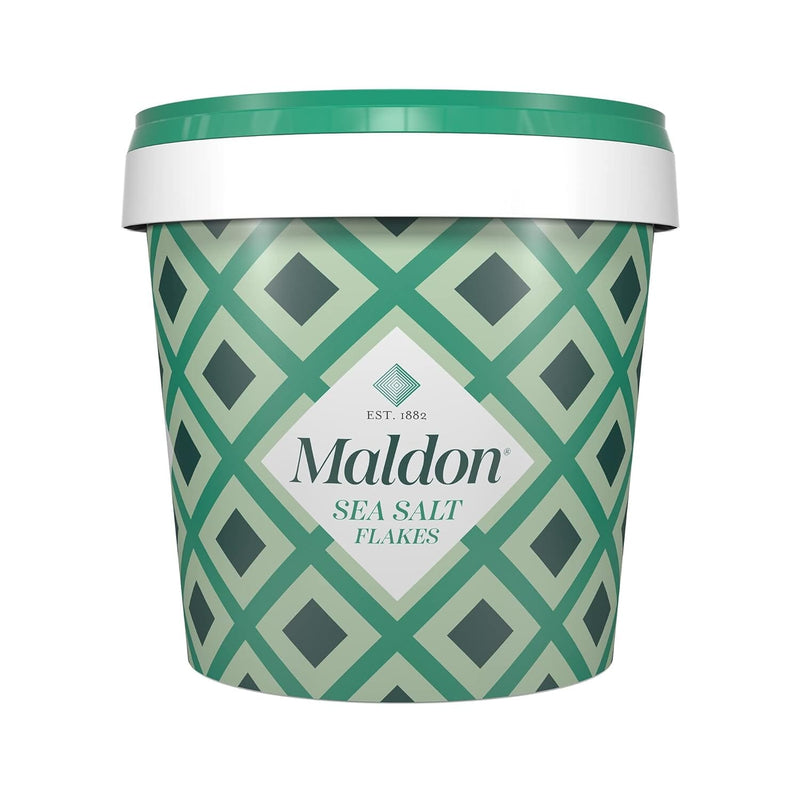Maldon Sea Salt Flakes Bucket, 1.25 Lbs Pantry Maldon