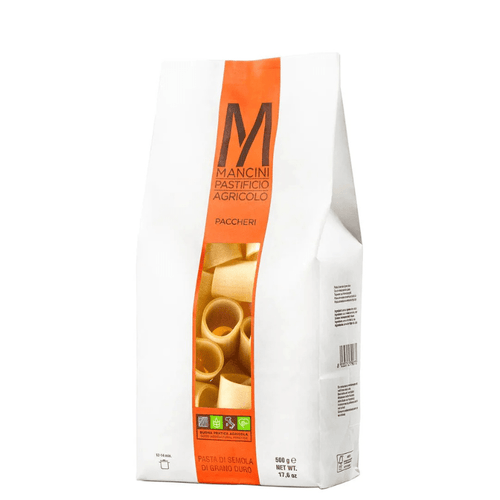 Mancini Paccheri Lisci Pasta, 17.6 oz Pasta & Dry Goods Mancini