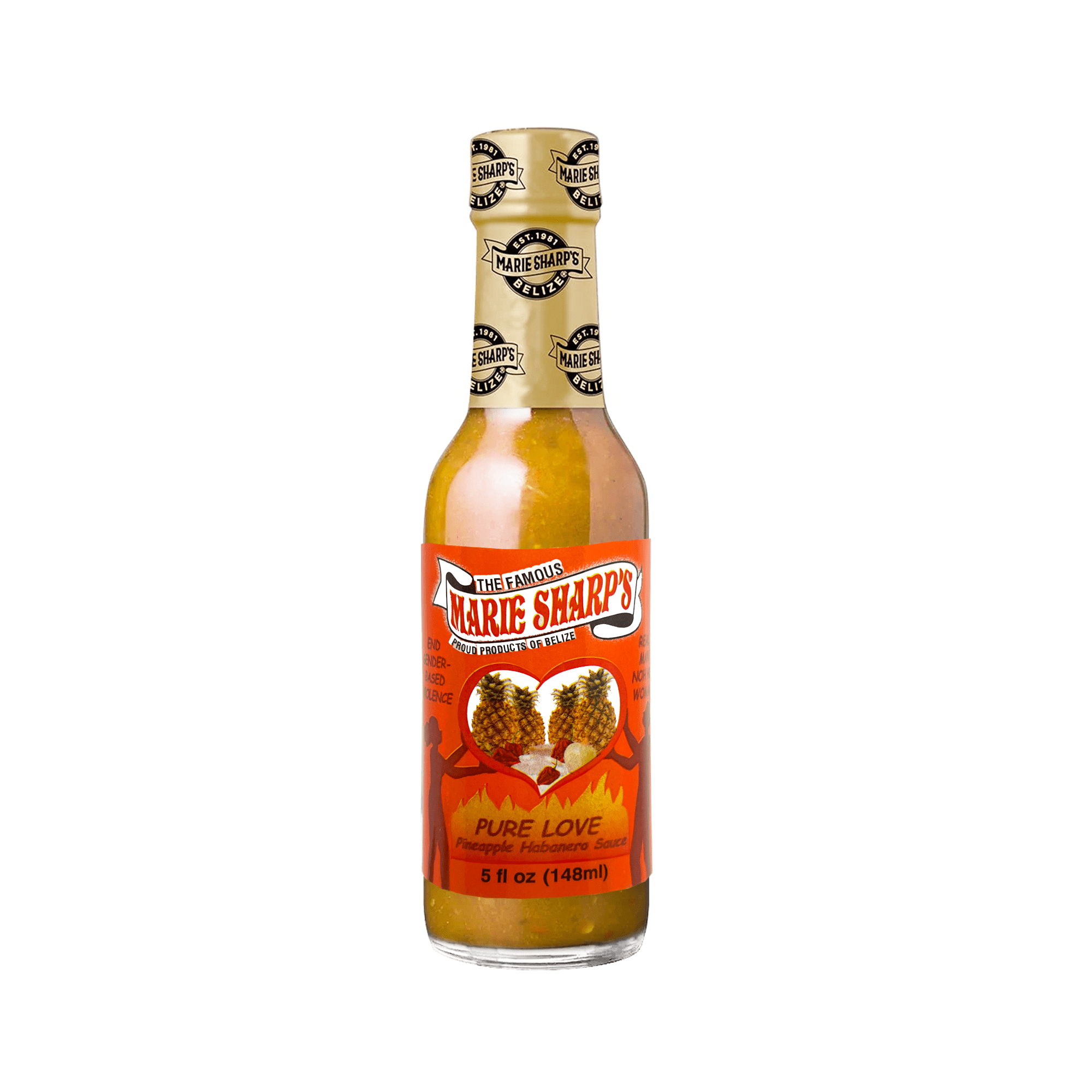 Marie Sharp's Pineapple Habanero Sauce, 5 oz | Supermarket Italy
