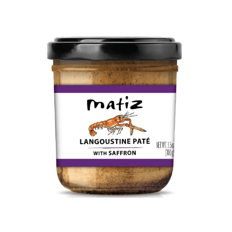 Matiz Langoustine Pate with Saffron, 3.5 oz Seafood Matiz
