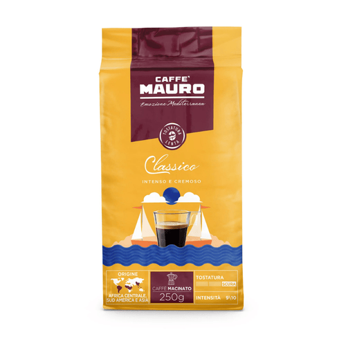 Mauro Classico Intenso e Cremoso Ground Coffee, 250g Coffee Mauro