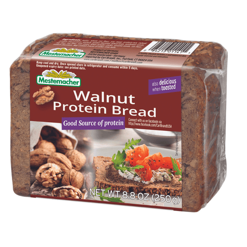 Mestemacher Walnut Protein Bread, 8.8 oz Pasta & Dry Goods Mestemacher