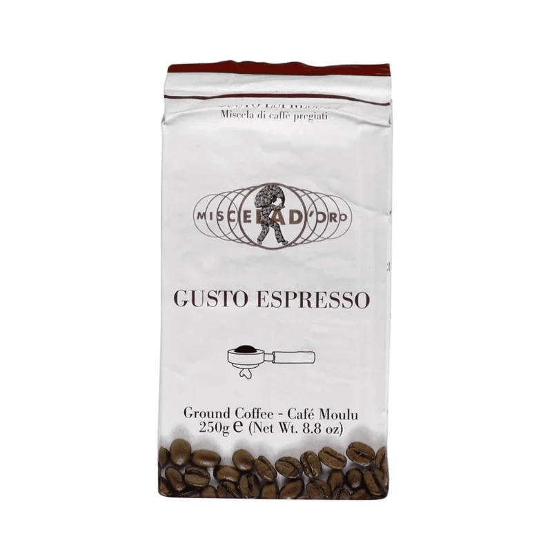 Miscela D'oro Gusto Espresso Ground Coffee, 8.8 oz Coffee Miscela D'oro