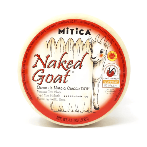 Mitica Naked Goat Cheese, 5 Lbs Cheese Mitica