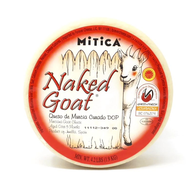 Mitica Naked Goat Cheese, 5 Lbs Cheese Mitica