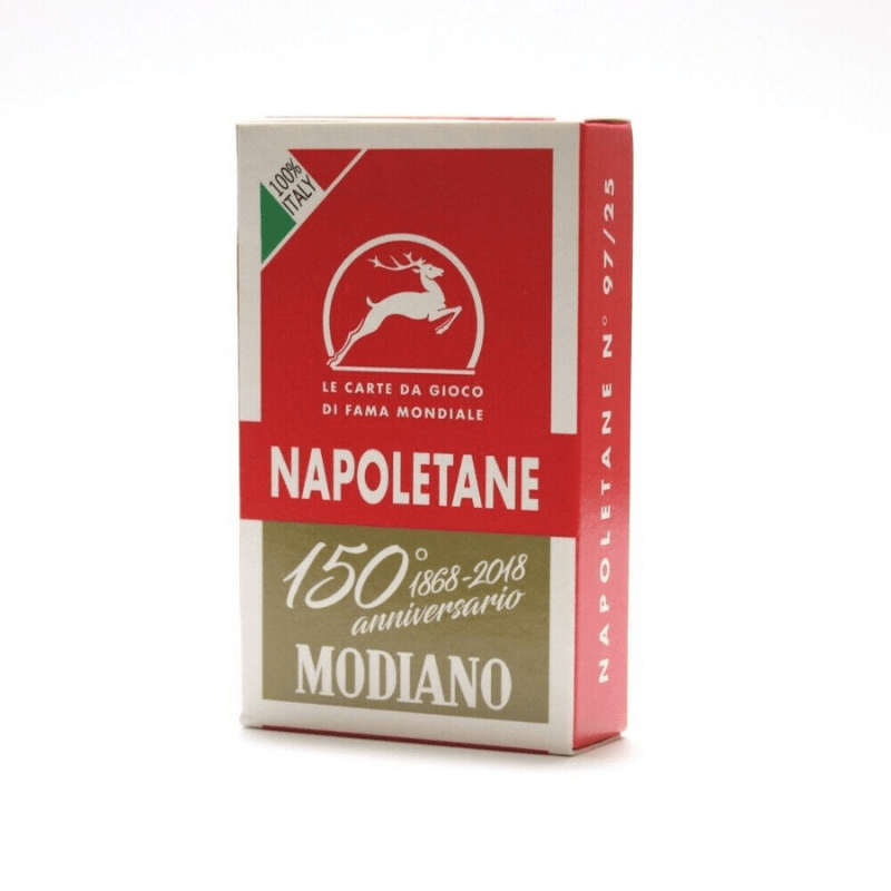 Modiano 97/25 Italian Napoletane Red Playing Cards, 1 Deck Home & Kitchen Modiano