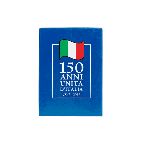 Modiano Blue Italian Playing Cards with Historical Figures, 55 Cards Modiano