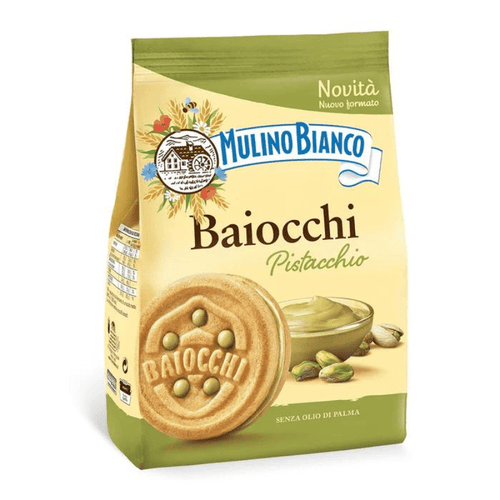 Mulino Bianco Baiocchi Pistacchio Cookies, 8.46 oz Sweets & Snacks Mulino Bianco