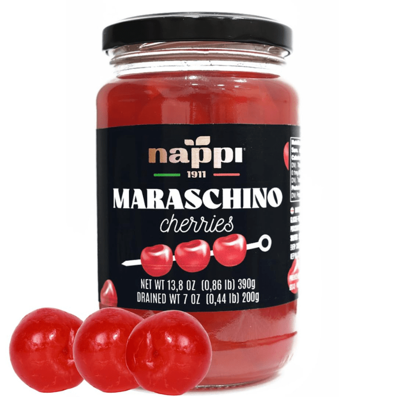 Nappi Maraschino Cherries without Stem, 13.8 oz Fruits & Veggies Nappi
