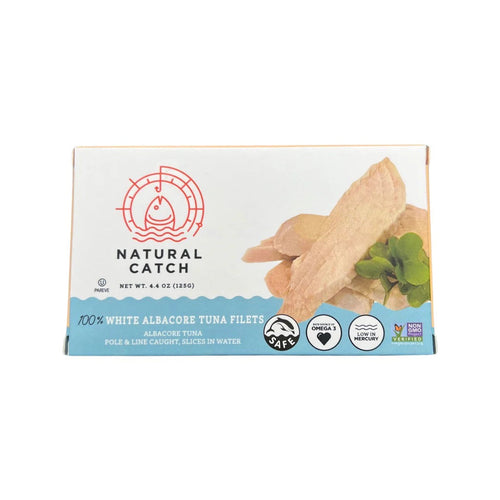 Natural Catch White Albacore Tuna in Water, 4.4 oz Seafood Natural Catch
