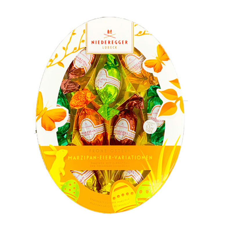 Niederegger Assorted Marzipan Easter Eggs with Chocolate Covered, 5.2 oz Sweets & Snacks Niederegger