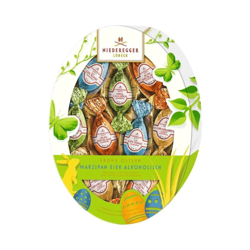 Niederegger Assorted Marzipan Easter Eggs with Liquor, 5.2 oz Sweets & Snacks Niederegger