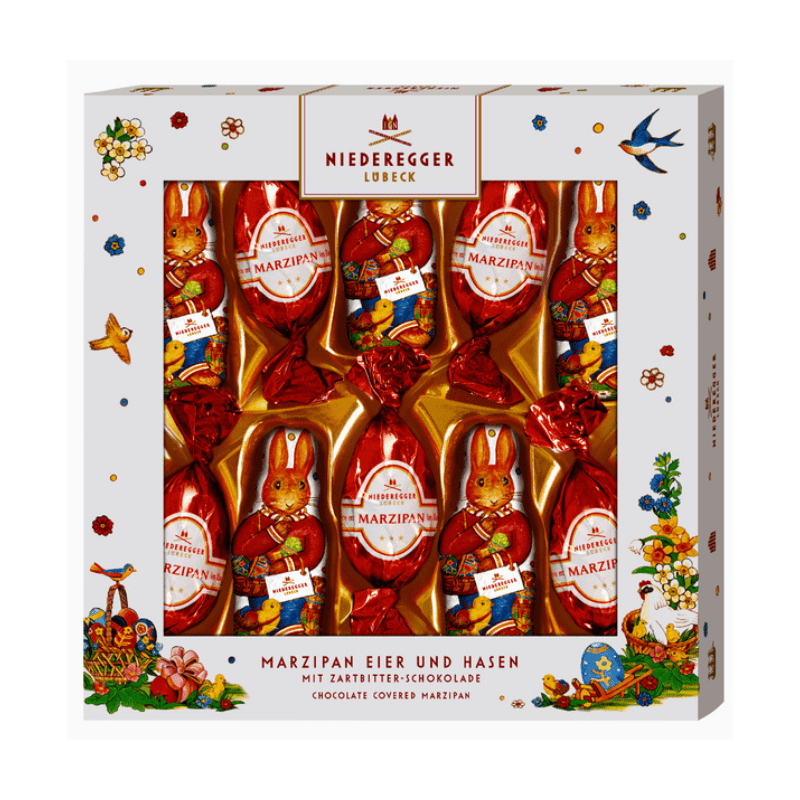 Niederregger Marzipan Chocolate Covered Easter Eggs & Bunnies, 5.2 oz Sweets & Snacks Niederegger
