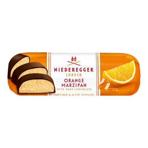 Niederregger Orange Marzipan with Dark Chocolate Covered Loaf, 4.4 oz Sweets & Snacks Niederegger