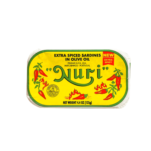 Nuri Extra Spiced Sardines in Olive Oil, 4.4 oz Seafood NURI