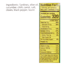 NURI Spiced Sardines in Olive Oil, 4.4 oz Seafood NURI