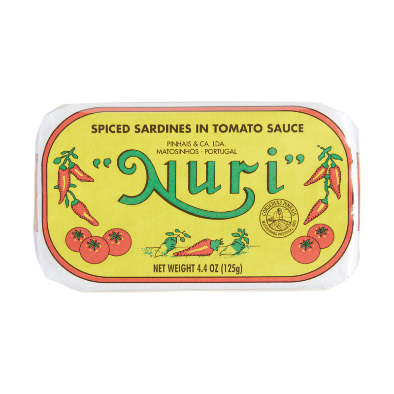 NURI Spiced Sardines in Tomato Sauce, 4.4 oz Seafood NURI
