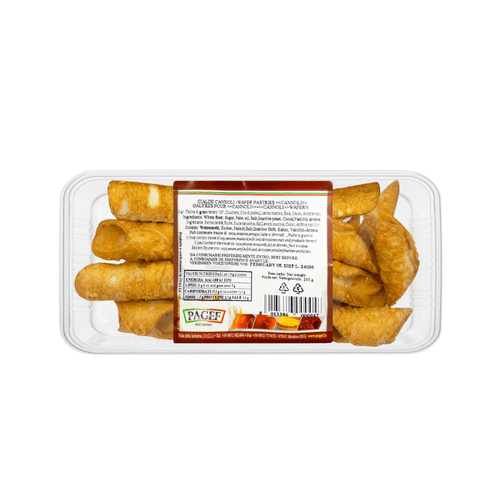 Pagef Mini Cannoli Siciliani Shells Tray, 24 Pieces Sweets & Snacks Pagef