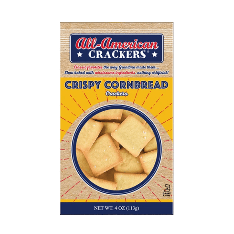 Partners All American Crackers Crispy Cornbread Crackers, 4 oz