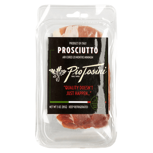Pio Tosini Parma Pre Sliced Prosciutto, 3 oz Meats Pio Tosini