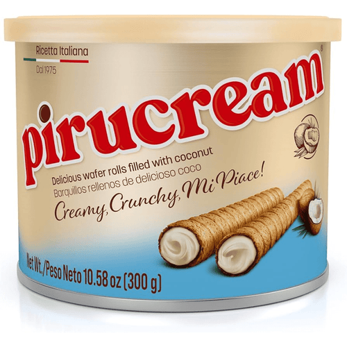 Pirucream Organic Rolled Wafers With Coconut Cream, 10.5 oz Sweets & Snacks Pirucream