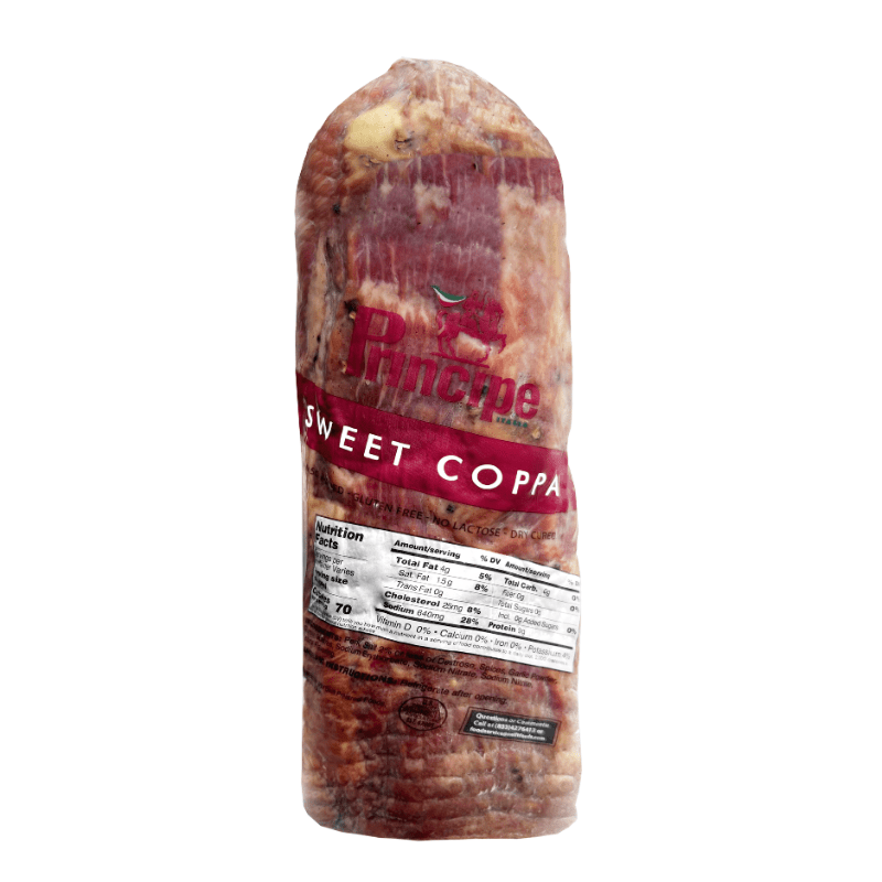 Principe Sweet Coppa Capicola, 3.5 Lbs [Refrigerate After Opening