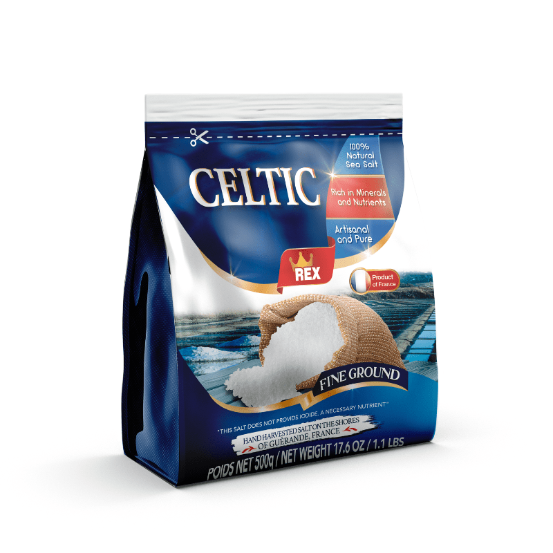 Rex Celtic Fine Ground Sea Salt, 17.6 oz Pantry Rex