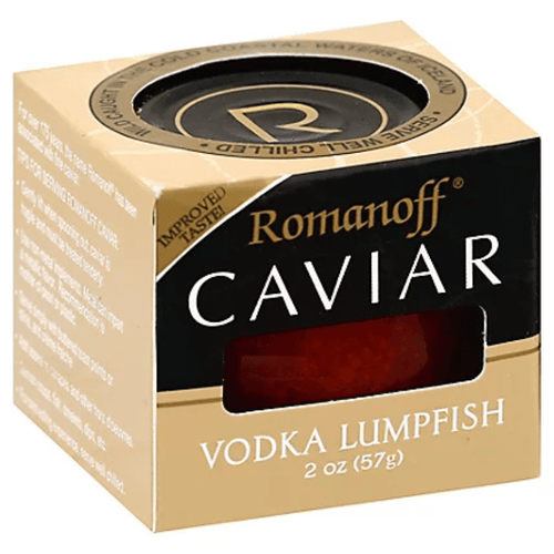 Romanoff Caviar Vodka Lumpfish, 2 oz Seafood Romanoff