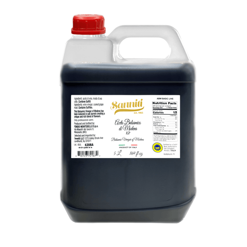 Sanniti Balsamic Vinegar of Modena IGP, 5 Liter Oil & Vinegar Sanniti