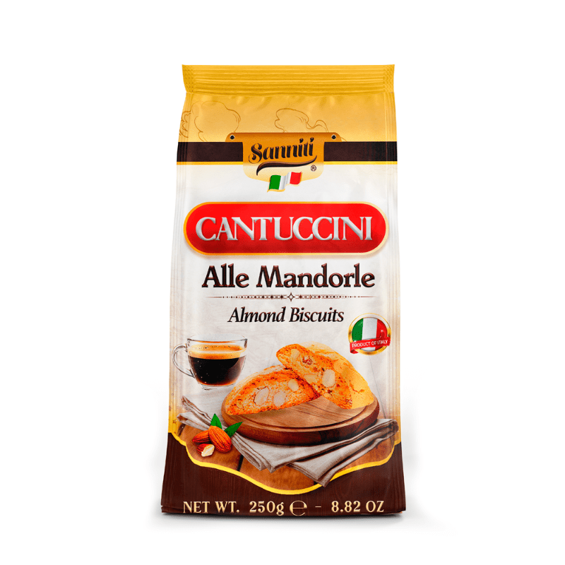 Sanniti Cantuccini Almonds Biscuits, 8.8 oz Sweets & Snacks Sanniti