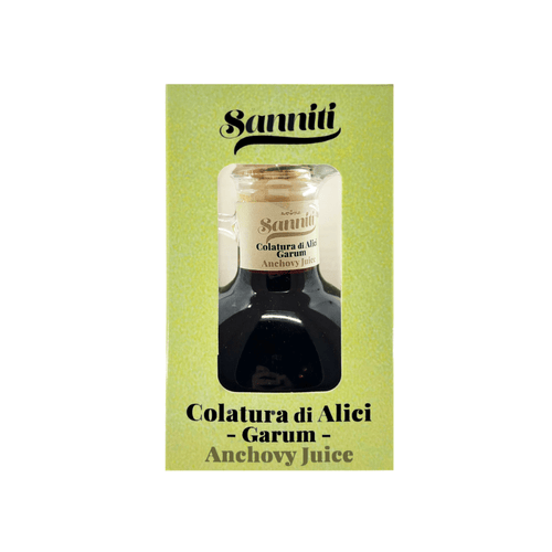 Sanniti Colatura di Alici Garum Anchovy Juice, 3.4 Fl Oz Seafood Sanniti