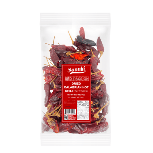 Sanniti Red Passion Dried Whole Calabrian Hot Chili Peppers, 3.5 oz Fruits & Veggies Sanniti