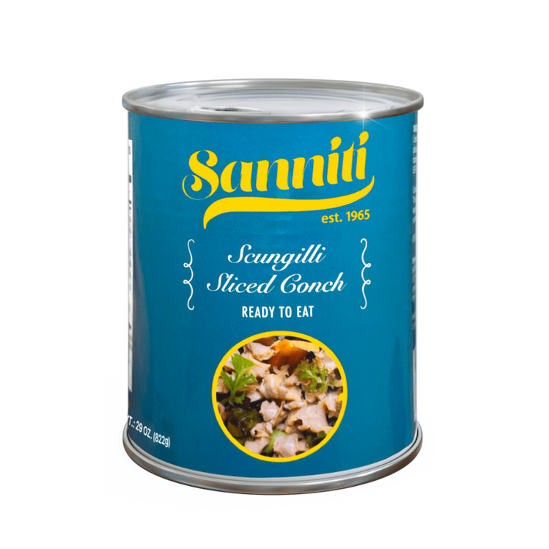 Sanniti Scungilli Sliced Conch, 29 oz Seafood Sanniti