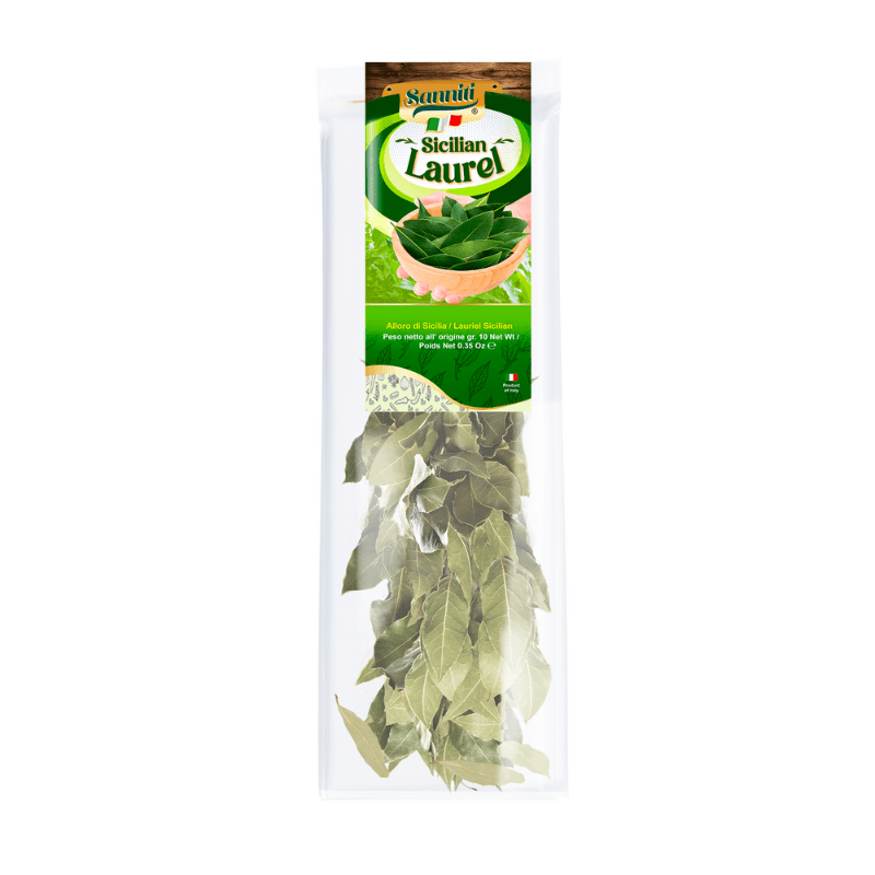 Sanniti Sicilian Laurel Leaves, 0.35 oz | 10g Pantry Sanniti