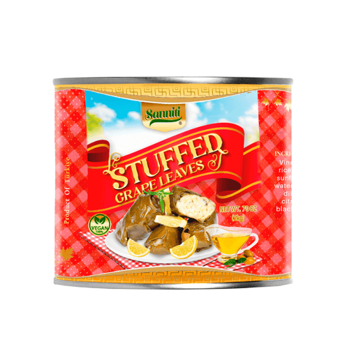 Sanniti Stuffed Grape Leaves Tin, 70 oz Pantry Sanniti