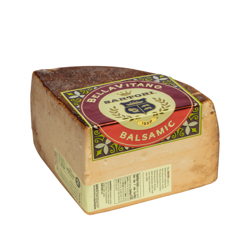 Sartori Balsamic BellaVitano Cheese Quarters, 5 Lbs Cheese Sartori