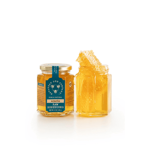 Savannah Bee Company Acacia Honeycomb Jar, 12 oz Pantry Savannah Bee Company