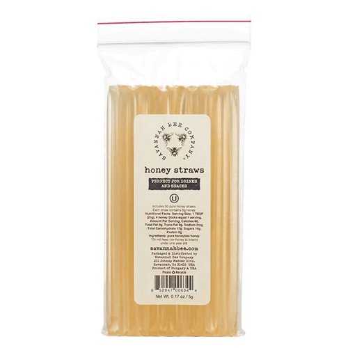 Savannah Bee Company Honey Straws, 50 Pack Pantry Savannah Bee Company