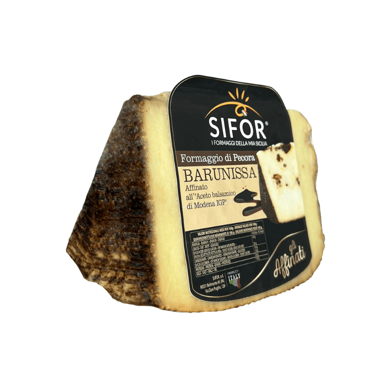 Sifor Pecorino Barunissa, Aged With Balsamic Vinegar Cheese Wedge, 15 oz Cheese Sifor 