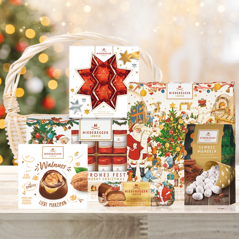 Supermarket Italy "Niederegger Holiday Favorites" Gift Basket Sweets & Snacks Supermarket Italy