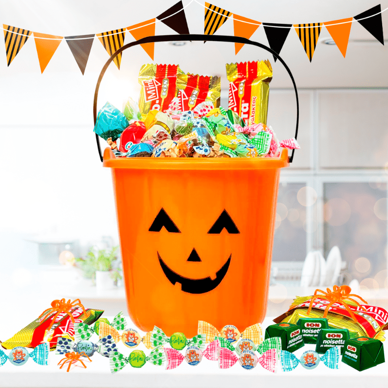 Supermarket Italy's Mixed Sweets Halloween Bucket Gift Basket Supermarket Italy