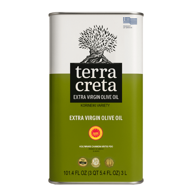 Terra Creta Greek Extra Virgin Olive Oil PDO, 3 Liter