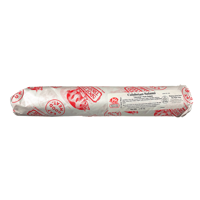 The Spotted Trotter Calabrian Salami, 3 lbs Meats The Spotted Trotter